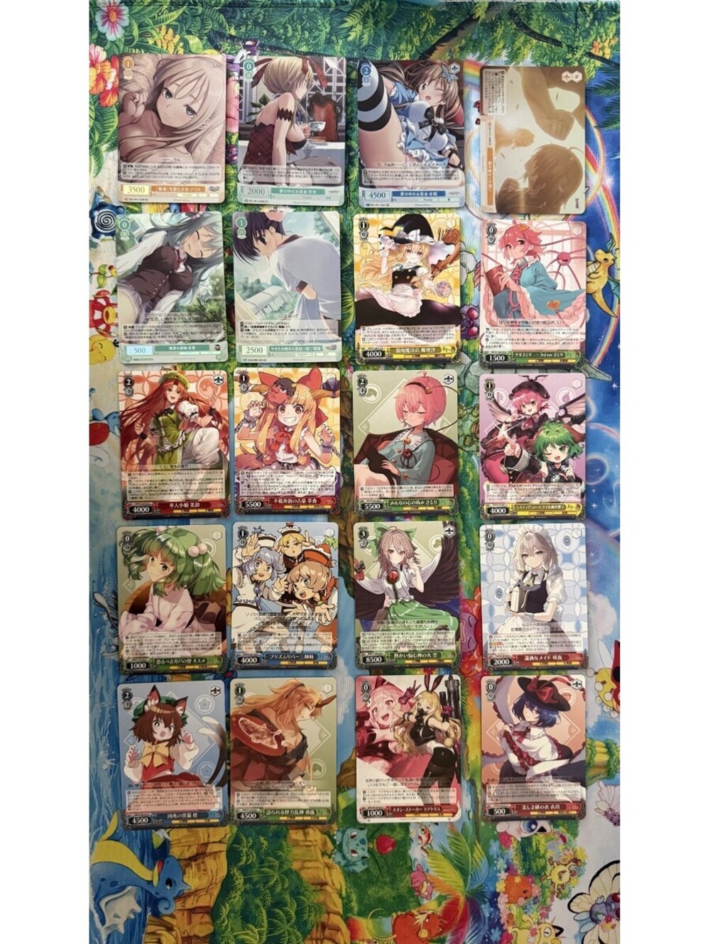 Weiss Schwarz 20 Card Lot Mixed Anime TCG RAW D9